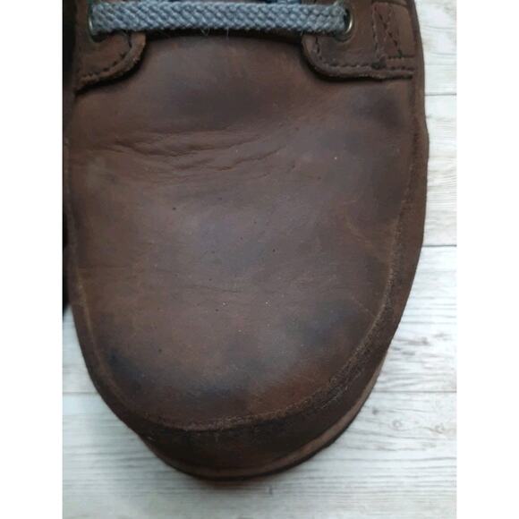 Men Cabela's 4 Sz 10M Brown Leather Ankle Boot Hunting Hiking Outdoors - Picture 5 of 16